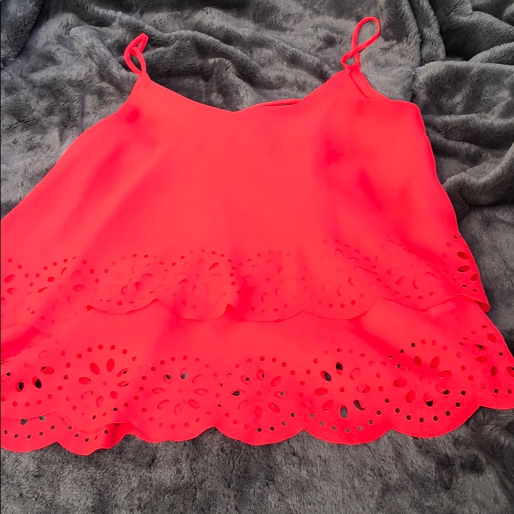 Red tank top